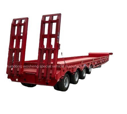 3/4 Оси Нижний кровать полуприцеп Lowboy грузовик прицепы воздушная камера T30/30 тормозная система