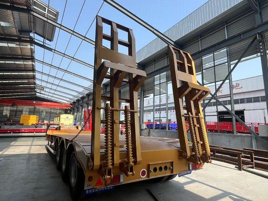 3/4 Оси Нижний кровать полуприцеп Lowboy грузовик прицепы воздушная камера T30/30 тормозная система