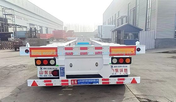 Максимальная полезная нагрузка 50 тонн 2/3 оси 20FT 40FT 45FT 53FT контейнер скелет грузовик полуприцеп