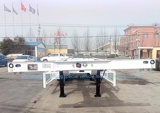 Максимальная полезная нагрузка 50 тонн 2/3 оси 20FT 40FT 45FT 53FT контейнер скелет грузовик полуприцеп