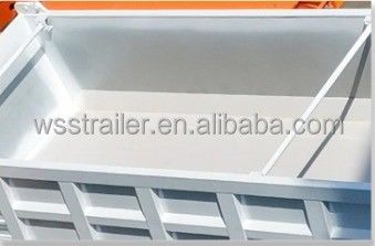 Wosheng 3 Axles 930*250*345M полуприцеп для транспортировки руды 2024 Дэмп полуприцеп