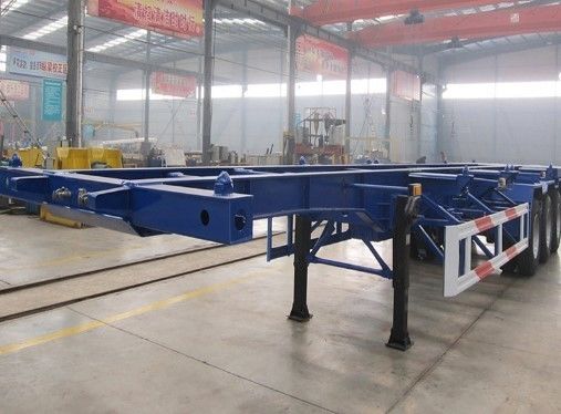 Настраиваемый 50 тонн полезной нагрузки стальной скелет полуприцеп для контейнерной перевозки