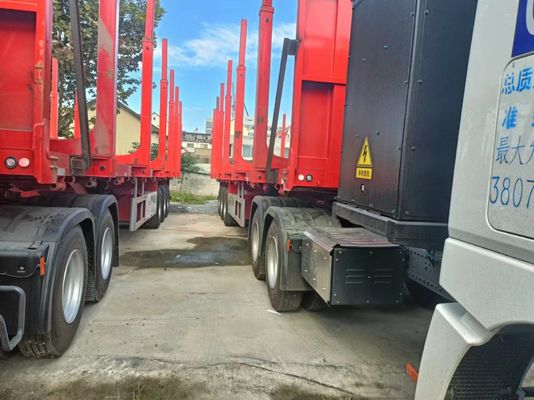 4 оси WS Древесина Транспорт Древесина Прицеп полугрузовика для перевозки грузов из дерева
