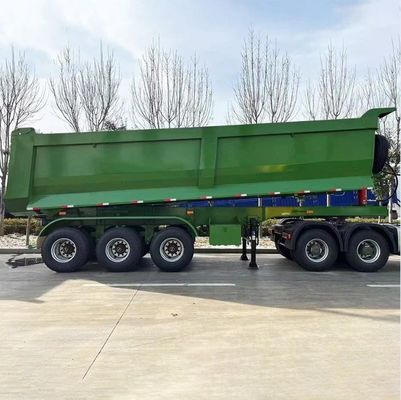 Тяжелый гидравлический цилиндр 3оси 45cbm 50cbm U-образный задний наклонный кузовный трейлер для грузовиков