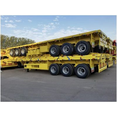 12R22.5 40/45ft 60 тонн плоский полуприцеп стальной контейнер плоский прицеп грузовика