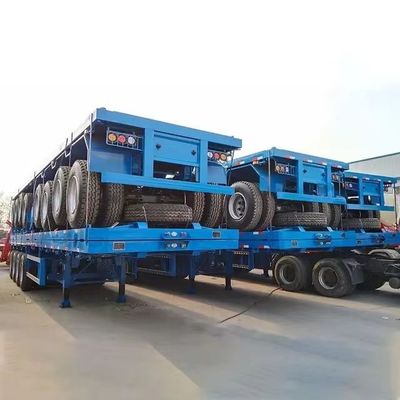 12R22.5 40/45ft 60 тонн плоский полуприцеп стальной контейнер плоский прицеп грузовика