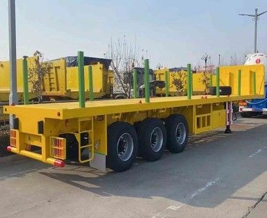 Транспорт древесины 3 оси 4 оси полуприцеп с полезной нагрузкой 60 тонн и последней конструкцией