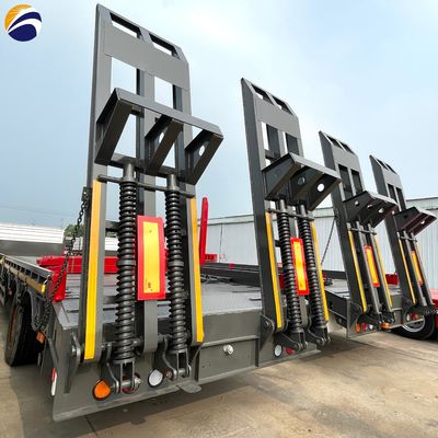 Американская или немецкая воздушная подвеска 60Ton 3 оси низкий ложек полуприцеп для древесины древесины
