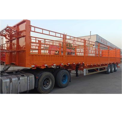 SAF Two Speed 28t Heavy Duty Landing Gear 4 Axle Leaf Spring Fence Cargo Semi-Trailer (ВВС США) - двухскоростной грузовой грузовой полуприцеп