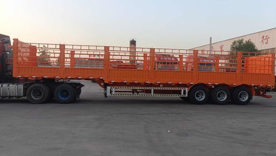 SAF Two Speed 28t Heavy Duty Landing Gear 4 Axle Leaf Spring Fence Cargo Semi-Trailer (ВВС США) - двухскоростной грузовой грузовой полуприцеп