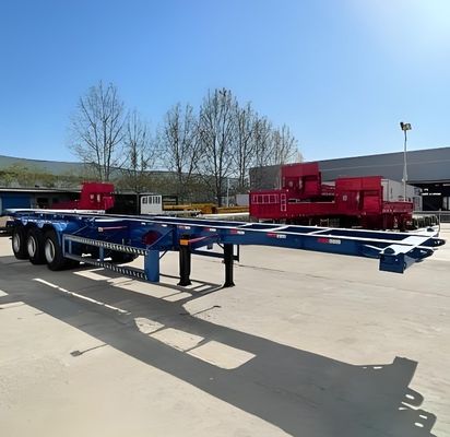 20ft Container Platform Trailer Skeleton Semi Trailer Chassis для транспортировки контейнеров