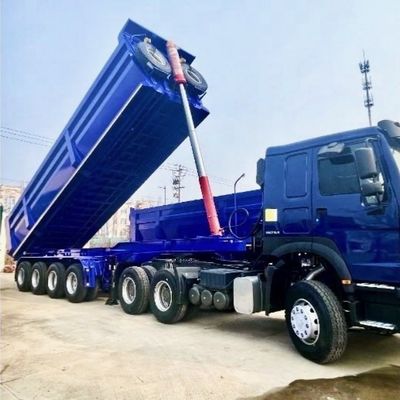 Запрос заказчика 100тонный задний кузовный трейлер для долговечной и безопасной транспортировки