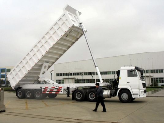 Двухлинейная тормозная система 30-40 кубических метров сварочный прицеп для перевозки песчаного камня зерна