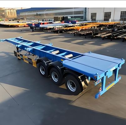 90 w мм*13/16 толщина мм*10 слой листья весна 40ft скелет полуприцеп для контейнера