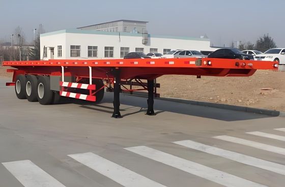 60T вместимостью 2 оси 3 оси верхний 1 прицеп грузовика полуприцеп для 20ft контейнера