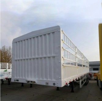 Настраиваемый 3-осевой забор для поголовья скота полуприцеп для грузовика с 10 слоями листья весны