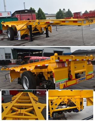 Механическая подвеска 2оси 40ft 20ft контейнер шасси скелет грузовик полуприцеп