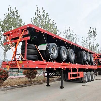 Шина 12R22.5 40FT плоский полуприцеп для перевозки строительных материалов и контейнеров