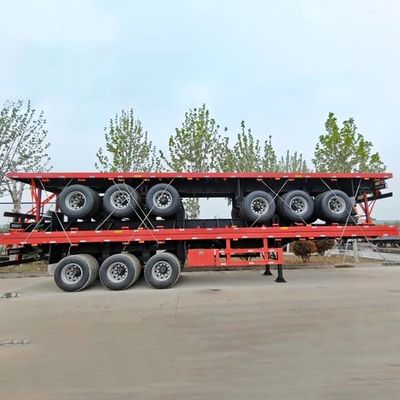 Контейнерный грузовик с 3 осями, полуприцеп, 20 футов, 40 футов, вес 100 тонн для вас.