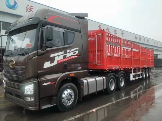 Тяжелая стальная стоянка высокий забор грузовой полуприцеп 50-70 тонн 12400x2500x3650 мм