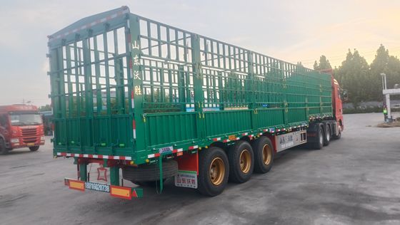 SAF Two Speed Leaf Spring Livestock Trailer для перевозки полуприцепов с препятствиями