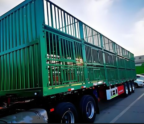 -Подъездный полуприцеп Кровь Овцы Лошади Транспорт Высокая прочность грузовой забор прицеп