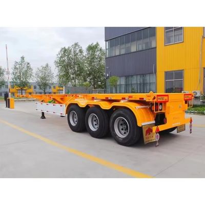 Первое место в рейтинге 3 Axle Container Skeleton Trailer с сталью и 28тонной посадкой