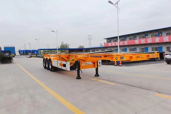 Первое место в рейтинге 3 Axle Container Skeleton Trailer с сталью и 28тонной посадкой