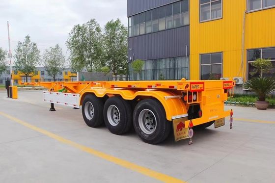 Первое место в рейтинге 3 Axle Container Skeleton Trailer с сталью и 28тонной посадкой