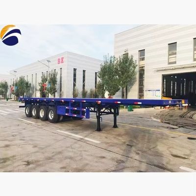 40ft плоский прицеп 3Axles 4Axles плоский постель контейнер грузовик полуприцеп от Wosheng