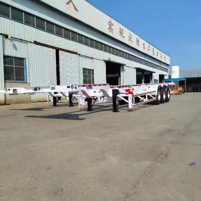 Тип 2 Оси 3 Оси 4 Оси 60T полезный груз скелет полуприцеп для 20ft 40ft контейнера