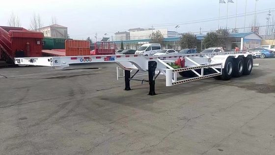Тип 2 Оси 3 Оси 4 Оси 60T полезный груз скелет полуприцеп для 20ft 40ft контейнера