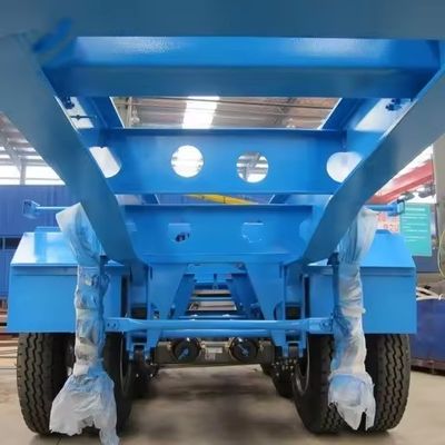 Контейнерный трейлер скелетный полуприцеп для транспортировки 20ft 40ft контейнер с дизайном