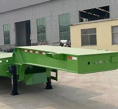 150 тонн Максимальная загрузка Lowboy Lowbed Semi Trailer для тяжелого грузового транспорта Настраиваемый