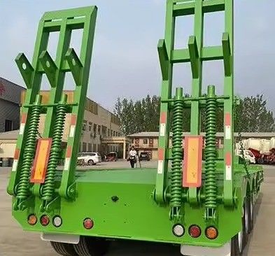 150 тонн Максимальная загрузка Lowboy Lowbed Semi Trailer для тяжелого грузового транспорта Настраиваемый