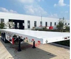 2 3 4axle Flatbed Trailer Customization Rim 9.0-22.5 Контейнер Размер 20ft 45ft 40ft