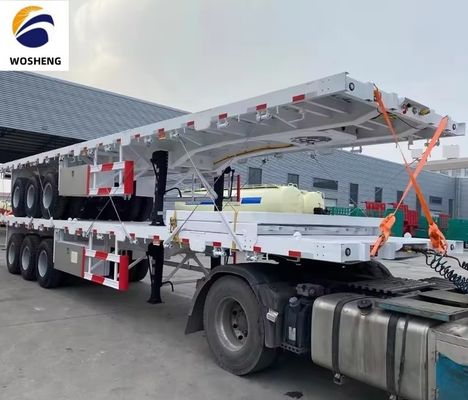 Максимальная полезная нагрузка 100 тонн полуприцеп идеально подходит для перевозки 20ft 45ft 40ft контейнера