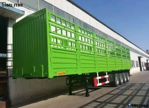 40-80 т 3 оси боковые стены ограждения грузовой полуприцеп с тяжелой грузоподъемностью 28 т