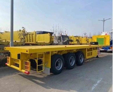 20ft 40ft контейнер грузовой плоский полуприцеп с замком прочный и универсальный дизайн