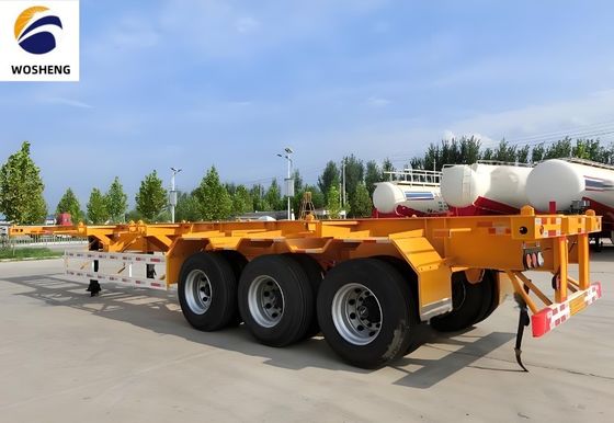 Механическая подвеска скелет контейнерный трейлер для 20ft 40ft 45ft контейнеров