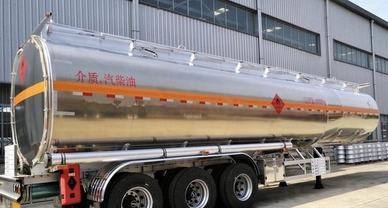 Стандартная 28-тонная посадочная машина Wosheng полуприцеп для нефтяного/водяного/молочного/бензинового бака