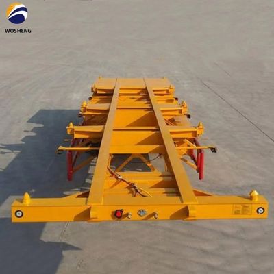 Транспорт 40ft Container wosheng 3 Axis Skeleton Semi Trailer с контейнерным замком