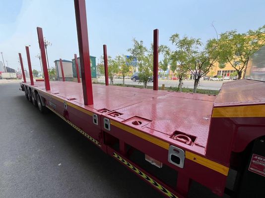 Контейнер 40FT Транспортные трубы из дерева и стали полуприцеп с съемной стальной кучей
