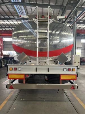 Прямая продажа 42cbm Нержавеющая сталь топливный бак полуприцеп с 28 тонной посадочной установкой