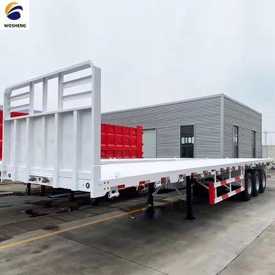 Полуприцеп для 20ft 40ft контейнера плоскостроительный грузовик 12400x2610x1550 мм или настройки