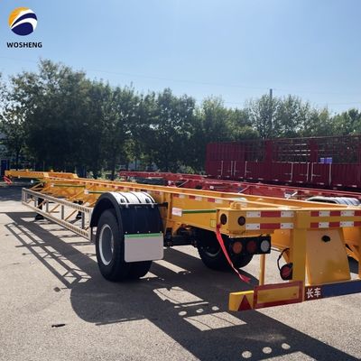 40ft 45ft 3 Axle Shipping Container Скелетный трейлер Гусиная шасси полугрузовой трейлер