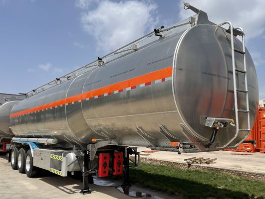 Безопасный полуприцеп для транспортировки топлива настройка 55cbm 45000/50000 литров Дизельный танкер