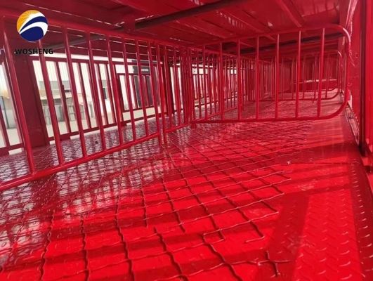 Крайний балл Q345B/T700 высокий забор полуприцеп для перевозки скота и коров