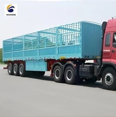 3 Оси ограждения полуприцеп для перевозки овощей и скота 12400x2500x3650 мм