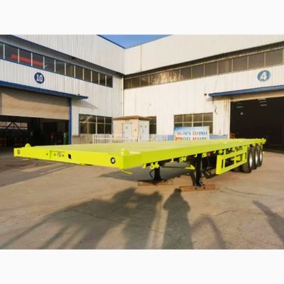 Wosheng 2 3 4 5 Axles Flatbed Trailer 12400x2610x1550mm с весом 7,0 тонны